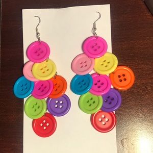 Button Earrings